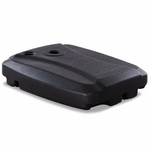 60L Plastic Weighted Fill Water Sand Wheel Patio Umbrella Base - Lot 696