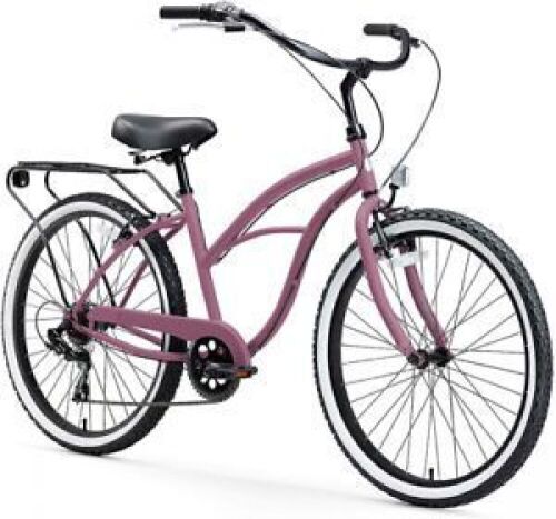 sixthreezero Cruiser-Bicycles 26" / 7-speed, Light Plum w/ Black Seat/Grips - Lot 50
