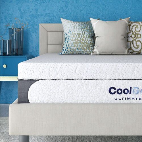 Classic Brands Cool Gel Memory Foam 14-Inch Mattress, Queen  - Lot 40