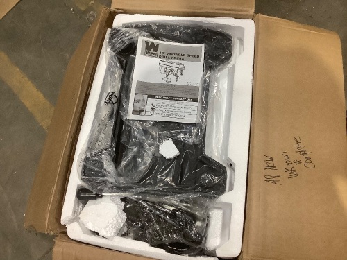 15" Variable Speed Drill Press, Unknown if Complete, Box 1 of 2. - Lot 169