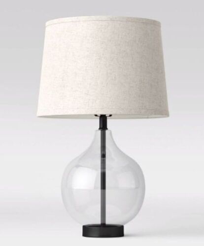 Large Glass Gourd Table Lamp - Lot 492