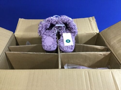 Case of (6) A New Day Adrienne Slip-On Embellished Slide Slippers, Size 9  - Lot 1110