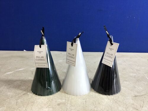 Case of Fragrance Free Christmas Tree Candles  - Lot 1195