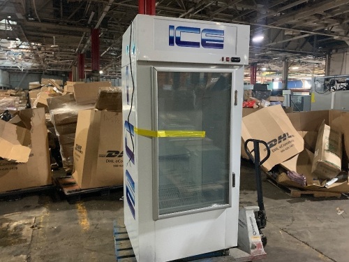 Ice Merchandiser Freezer. For Repair or Parts. Untested - Lot 181
