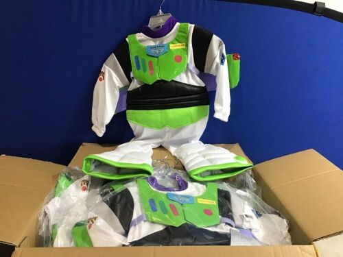 Case of (4) Disney Toy Story Buzz Lightyear Costume, Size 3 - Lot 1196