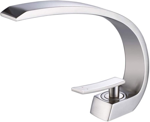 Wovier Brushed Nickel Bathroom Sink Faucet with Supply Hose - Lot 26