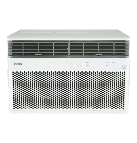  Haier Smart Window Air Conditioner with 12000 Cooling BTU, 550 sq. ft. Cooling Area, 235 CFM, 3 Cooling Speed, Remote Controller, 115 Volts, Wi-Fi Connection - Lot 41