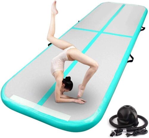 FBSport Inflatable Gymnastics Mat with Pump, Unknown Size  - Lot 68