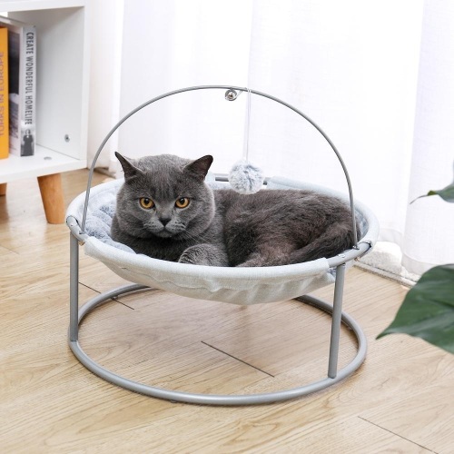 Soft Plush Nest Hammock and Rocking Chair with Detachable Mat and Dangling Ball - Lot 533