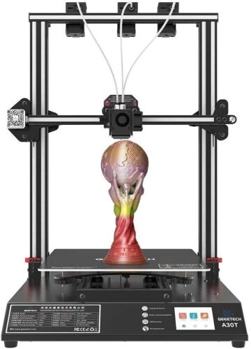 Geeetech A30T Tri-color Mixed 3D Printer Kit with 320x320x420mm Printing Size/Tri-Extruder/Break Resume Support AutoLeveling Wifi Connection - Lot 24