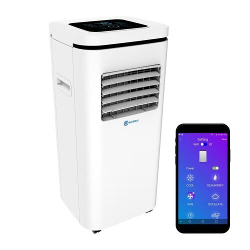 RolliCool 10,000 BTU Portable Air Conditioner & Dehumidifier, App & Voice Control Wi-Fi Enabled  - Lot 29