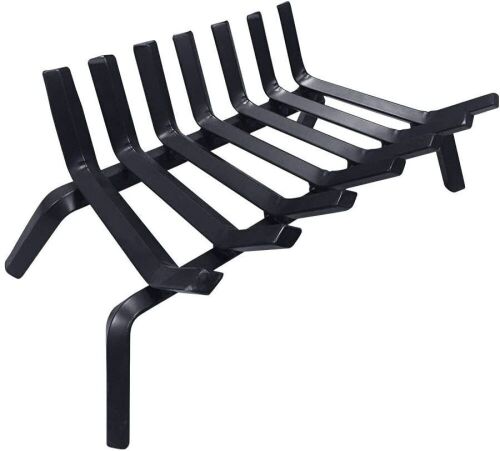 KingSo 24" Fireplace Log Grate Heavy Duty Steel  - Lot 1111