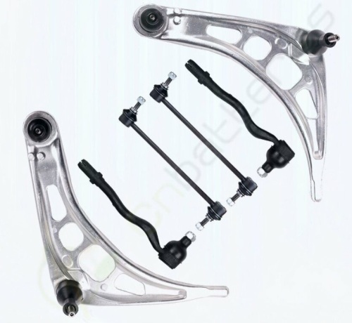 Suspension Kit for E46 3 Series Lower Control Arms Tie Rod Ends Sway Bar - Lot 295