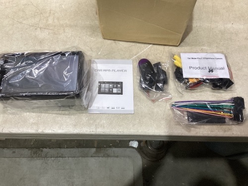 Car Stereo 7023B 7 Inch Full HD Double Din Car Bluetooth Touch Screen Radio MP5 Player with Rear Camera - Lot 123