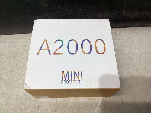 TRANSJEE Mini Portable Projector A2000 LED Projector - Lot 133