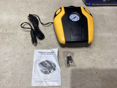 12V Digital Air Compressor with LED Light  - Lot 764