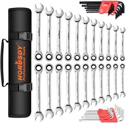 HORUSDY 48-Piece Ratcheting Wrench Set - Lot 121