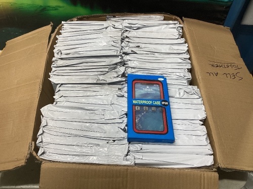 Lot of Approximately (100) Waterproof Cases, Fit for IPhone XR - Lot 311