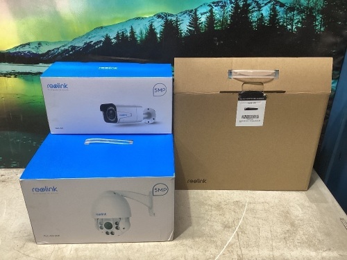 Lot of Different Reolink Security Cameras - Lot 46