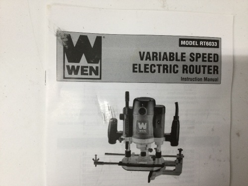VARIABLE SPEEDELECTRIC ROUTER,Appears new 