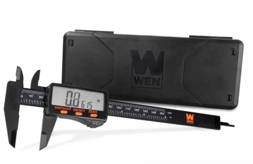 WEN 10761 Electronic 6.1-Inch Digital Caliper with LCD Readout and Storage Case, Appears Nee  - Lot 388