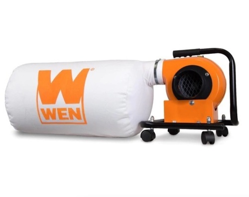 WEN DC3401 5.7-Amp 660 CFM Rolling Dust Collector with 12-Gallon Bag and Optional Wall Mount, NEW