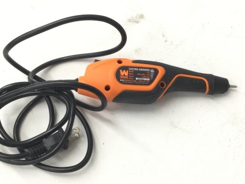 Variable-Depth Carbide-Tipped Engraver for Wood and Metal,Appears New