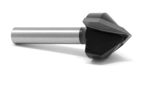 3/4 in. V-Groove Carbide-Tipped Router Bit with 1/4 in. Shank,Appears,new - Lot 606