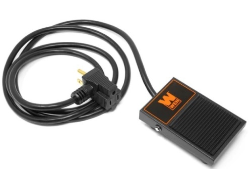 WEN WA0392 120V 15-Amp Momentary Power Foot Pedal Switch for Woodworking, E-COMMERCE RETURN - Lot 787
