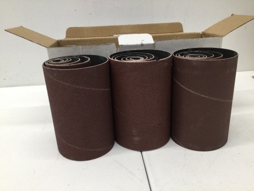 Spindle Sanding Sleeves, Assorted Grits, 18-Pack,Appears New - Lot 850