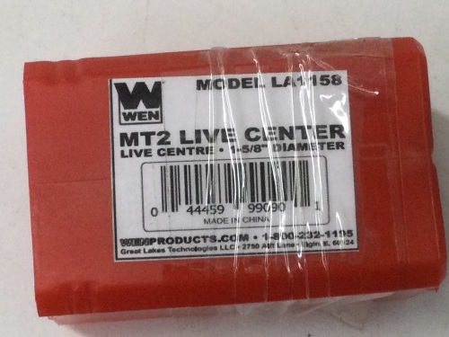 -5/8-Inch MT2 Tailstock Live Center for Wood Lathes,appears new - Lot 947