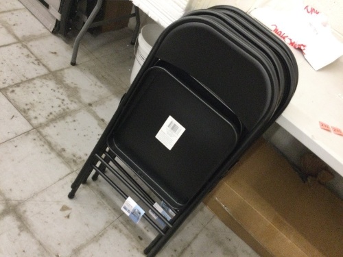 Lot of (4) Steel Folding Chair, Appears New - Lot 232