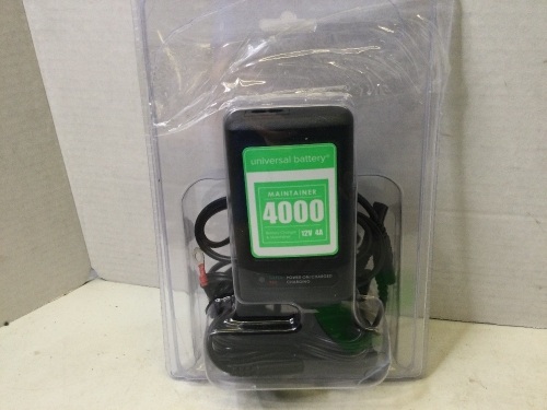 UPG Universal Battery, 12V, Three Stage, Untested, Ecommerce Return - Lot 267