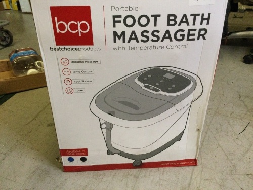 BCP Foot Bath Massager, Appears New/Box Damaged - Lot 289