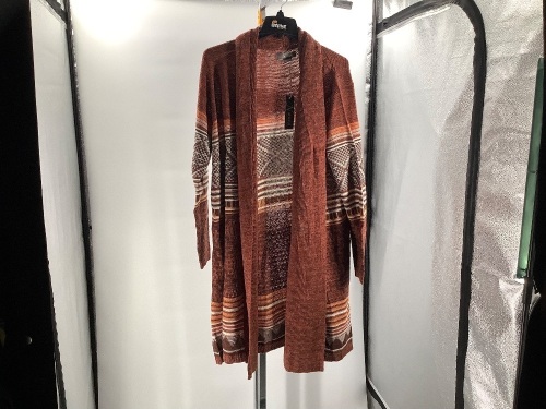 Natural Reflections Women's Long Cardigan, XL, Appears New - Lot 300