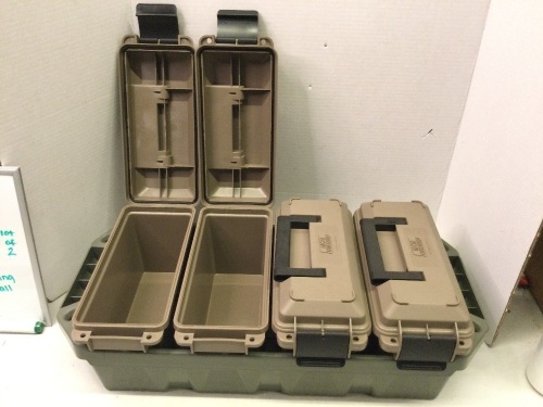 Set of 4 Plastic Ammo Box, Appears New - Lot 439
