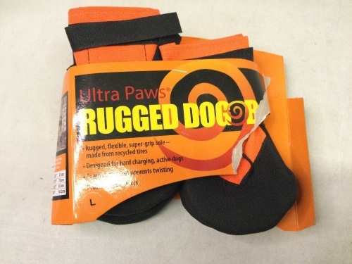 Ultra Paws Rugged Dog Boots, Large, Appears New - Lot 454