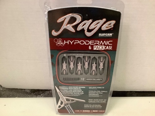 Rage Hypodermic 6 Pack Case, Appears New - Lot 603