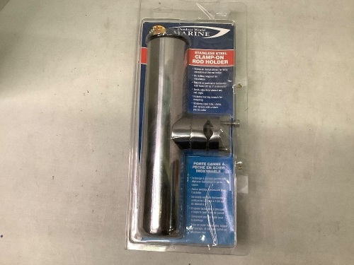 Stainless Steel Clamp-On Holder, Appears New - Lot 606