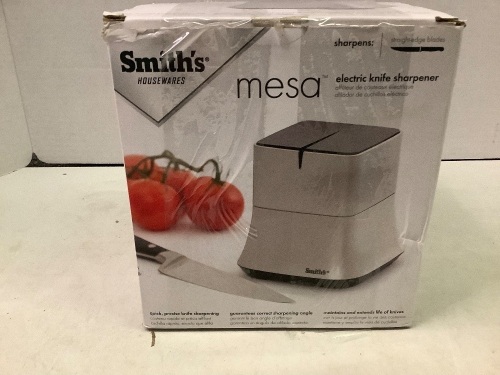 Smiths Housewares, Mesa electric knife sharpener, Powers On, Ecommerce Return - Lot 607