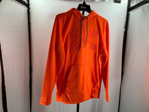 Under Armor, Hoodie Blaze Orange Medium, Appears New  - Lot 510