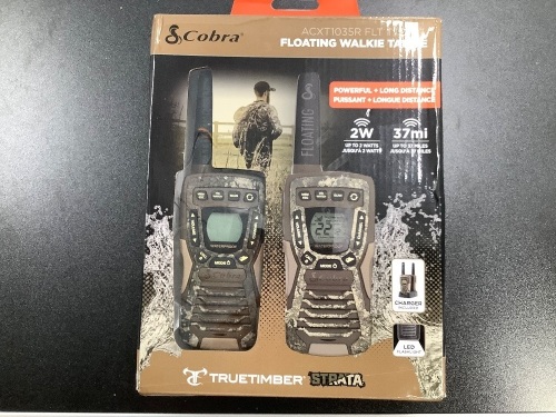 Cobra Floating Walking Talkie, Powers On, Appears New - Lot 553