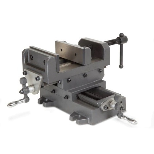 5-1/8-Inch Compound Cross Slide Industrial Strength Benchtop Vise - Lot 80