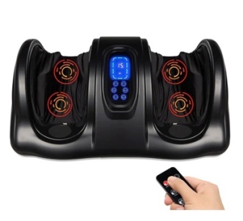 Therapeutic Foot Massager, Satin Black - Lot 217