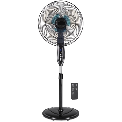 16in Oscillating Pedestal Fan w/ Timer, Double Blades, Remote Control - Lot 122