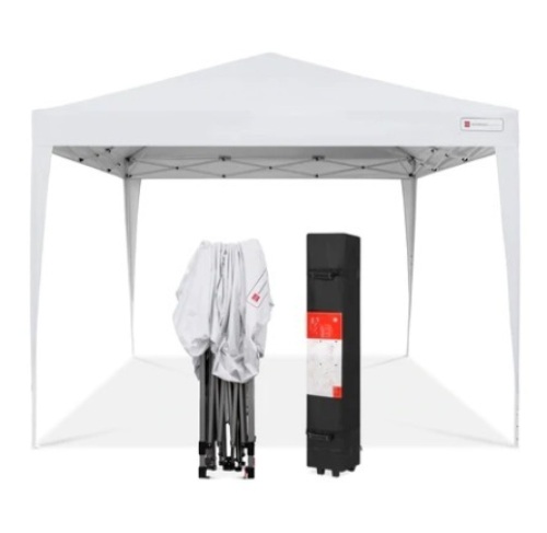 Outdoor Portable Pop Up Canopy Tent, 10x10ft, Color Unknown - Lot 261
