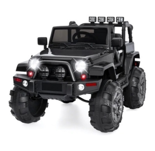 12V Kids Ride-On Truck Car Toy, Black - Lot 283