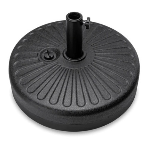 Plastic Patio Umbrella Base, Black - Lot 330
