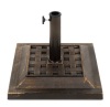 26lb Steel Square Patio Umbrella Base - Lot 346