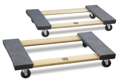 WEN 721830, Hardwood Movers Dolly (2-Pack) - Lot 397